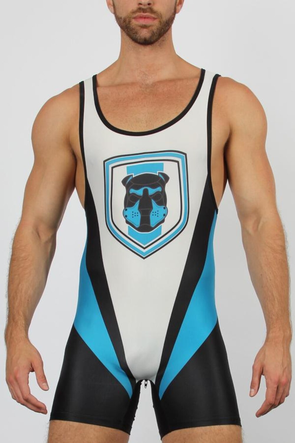 USA Poshmark Cellblock 13 Mens Wrestling Zipper Singlets One-Piece Powerlifting Sleeveless Gym Sport Fitness Clothing