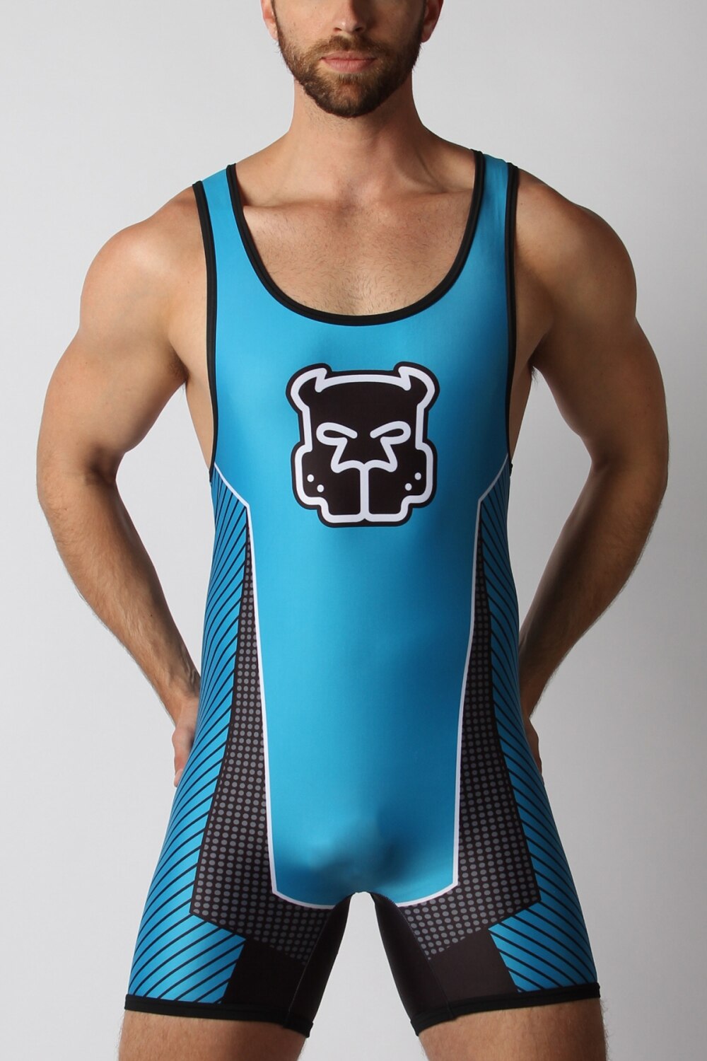 USA Poshmark Cellblock 13 Mens Wrestling Zipper Singlets One-Piece Powerlifting Sleeveless Gym Sport Fitness Clothing