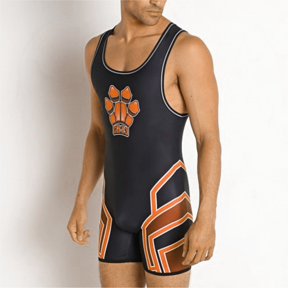 USA Poshmark Cellblock 13 Mens Wrestling Zipper Singlets One-Piece Powerlifting Sleeveless Gym Sport Fitness Clothing