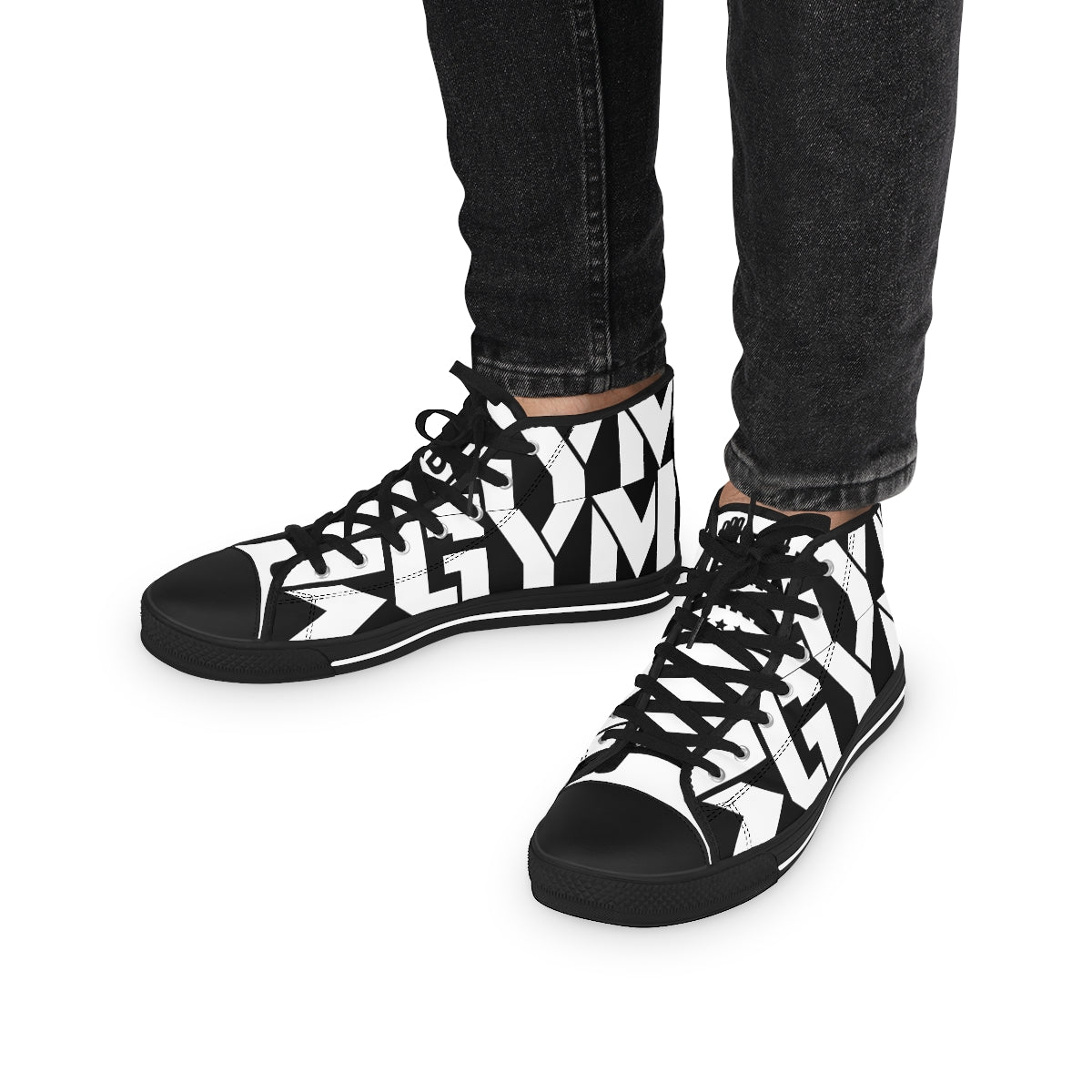 Leg day Men's High Top Sneakers