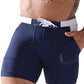 Men's Pocket Lined Tethered Swim Shorts
