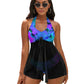 BEEHAVE Rainbow Honey Split skirt suit