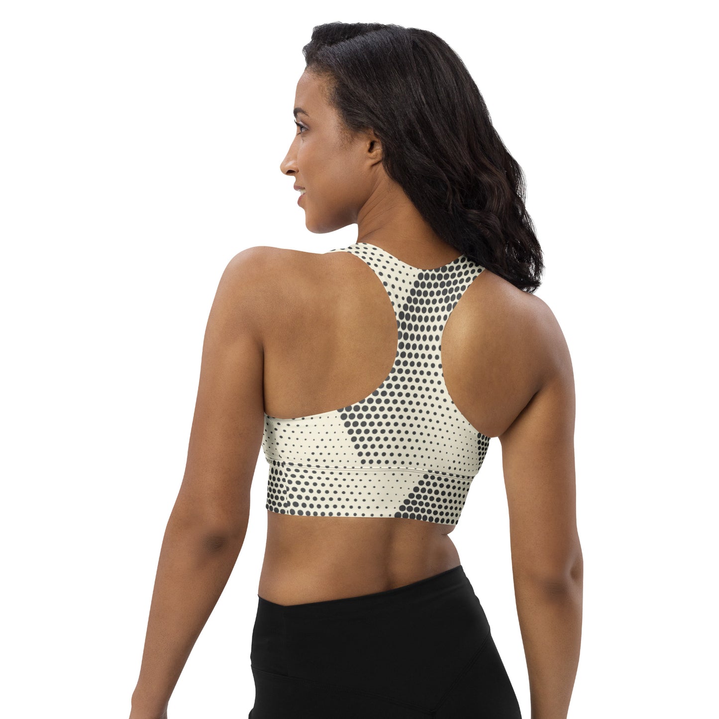 Dotted Longline sports bra