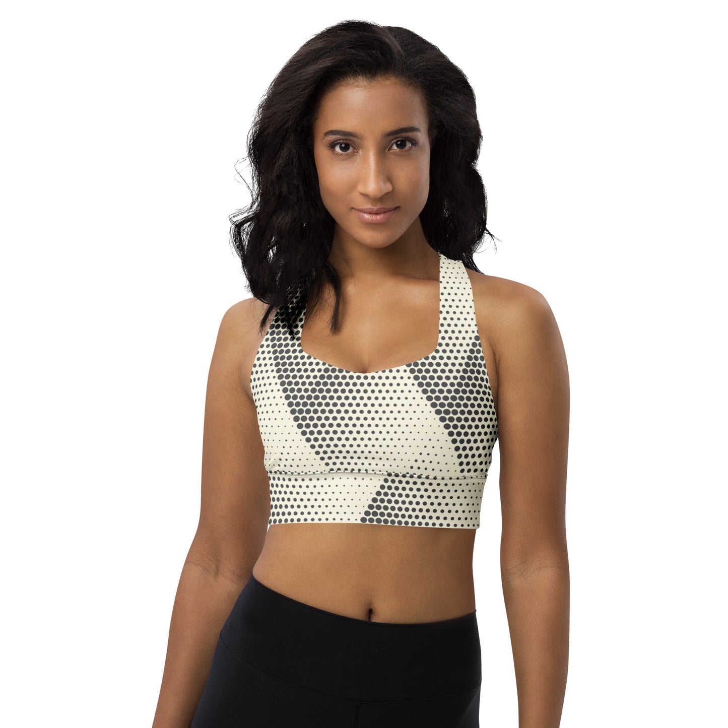 Dotted Longline sports bra