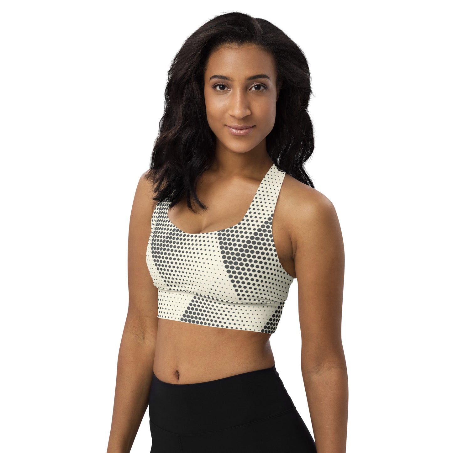 Dotted Longline sports bra