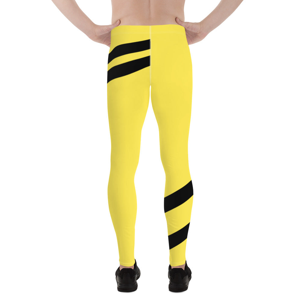 BeeHave  Signature Yellow Stripes Men's Leggings