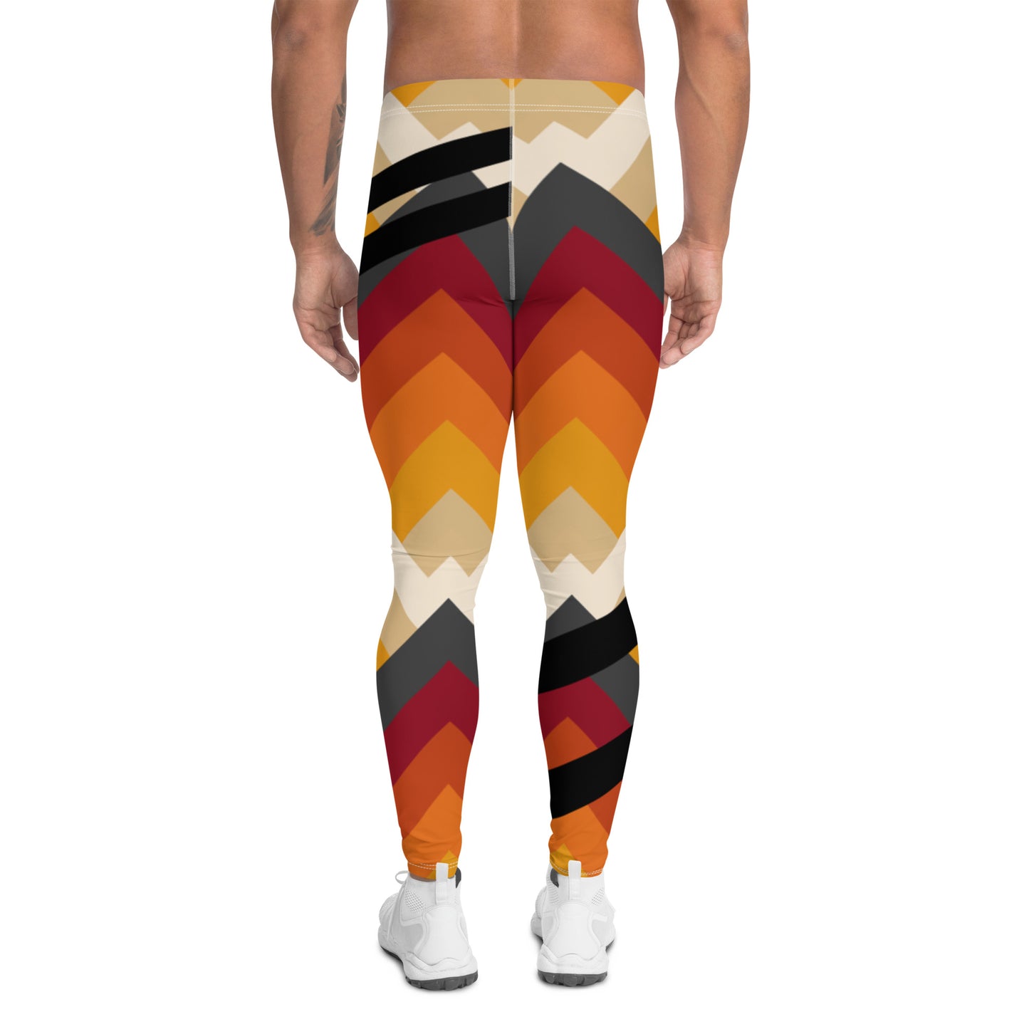 Squared Waves Men's Leggings