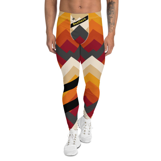 Squared Waves Men's Leggings