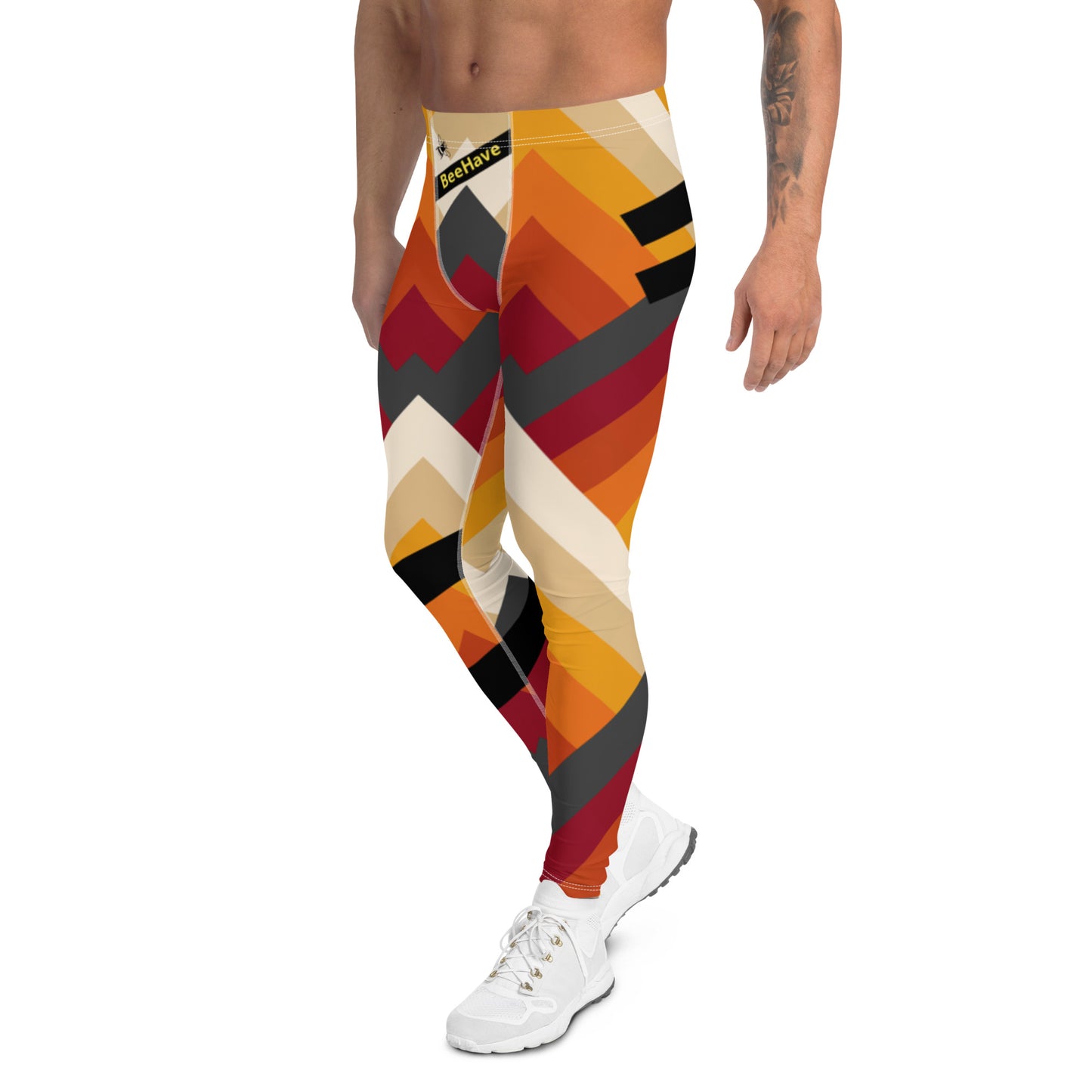 Squared Waves Men's Leggings