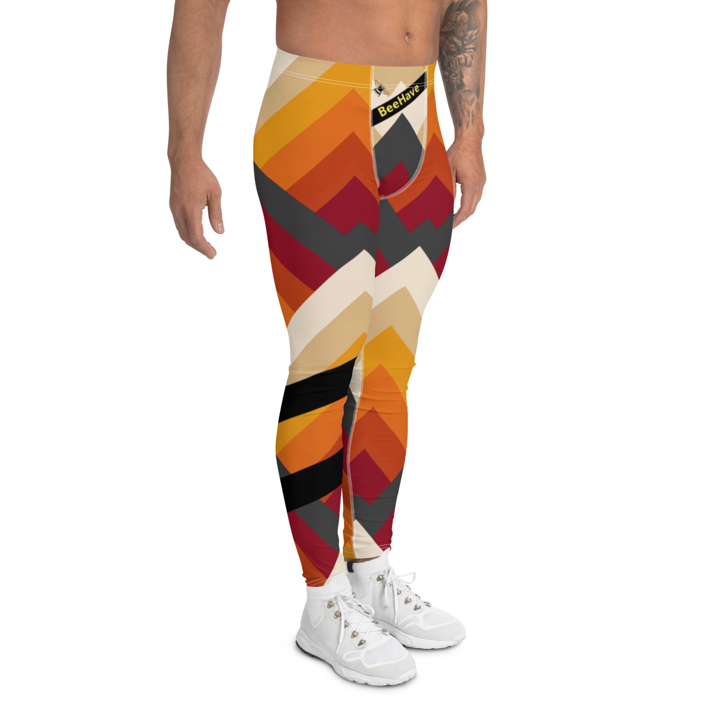 Squared Waves Men's Leggings