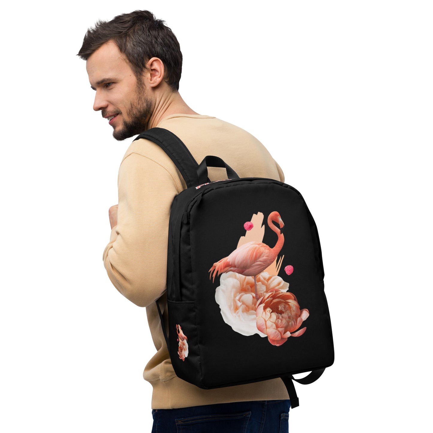 Flamingo Minimalist Backpack