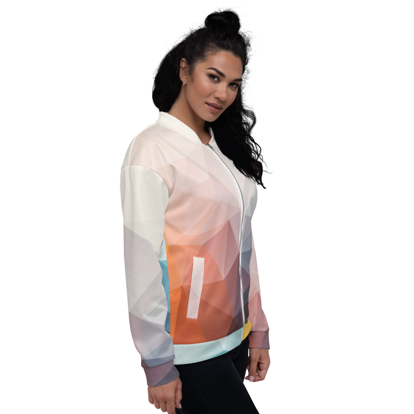 Unisex Diamond Bomber Jacket