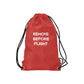 Remove before Flight Drawstring Bags  (Model 1604) (Small)