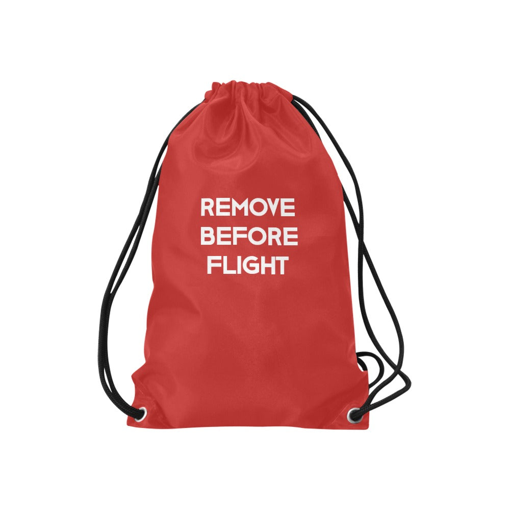 Remove before Flight Drawstring Bags  (Model 1604) (Small)