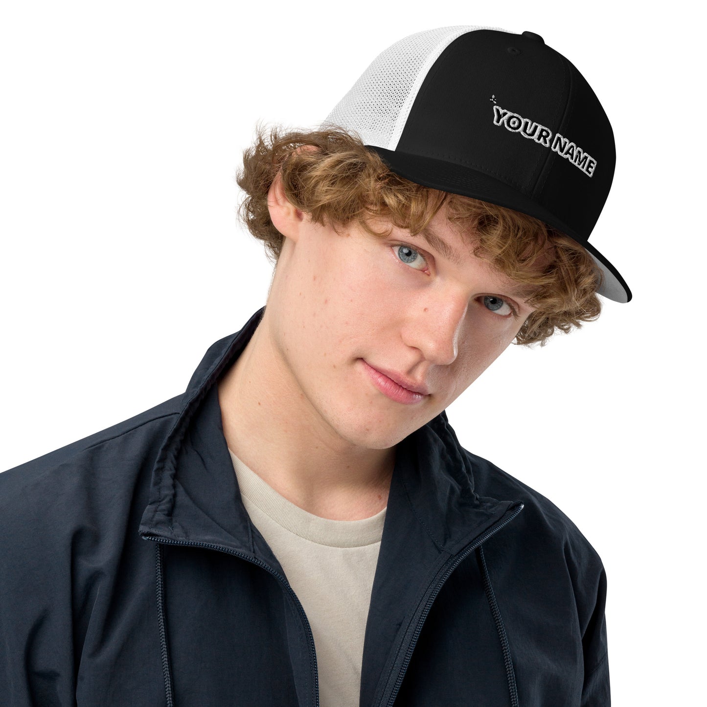 BEEPERSONAL Closed-back trucker cap