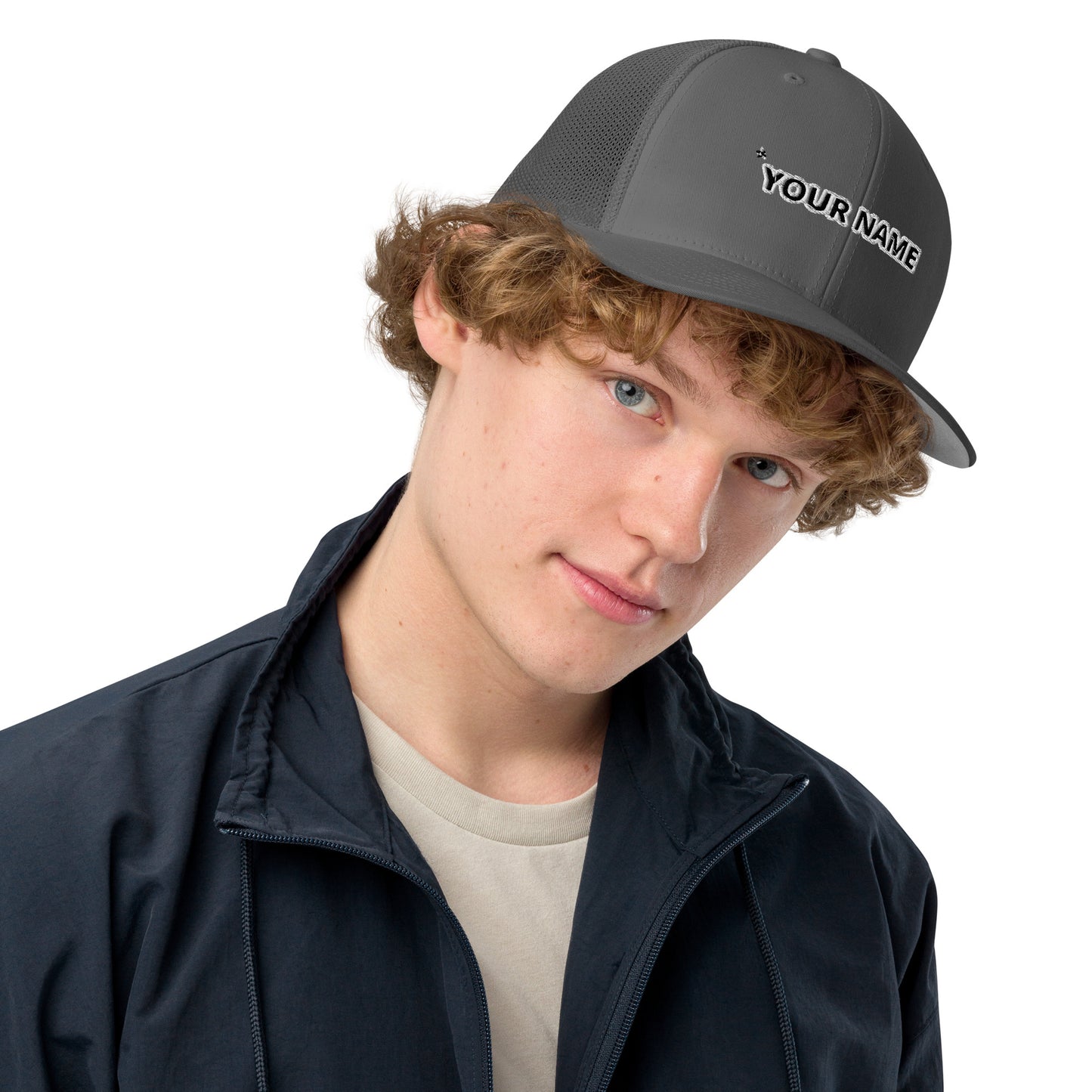 BEEPERSONAL Closed-back trucker cap