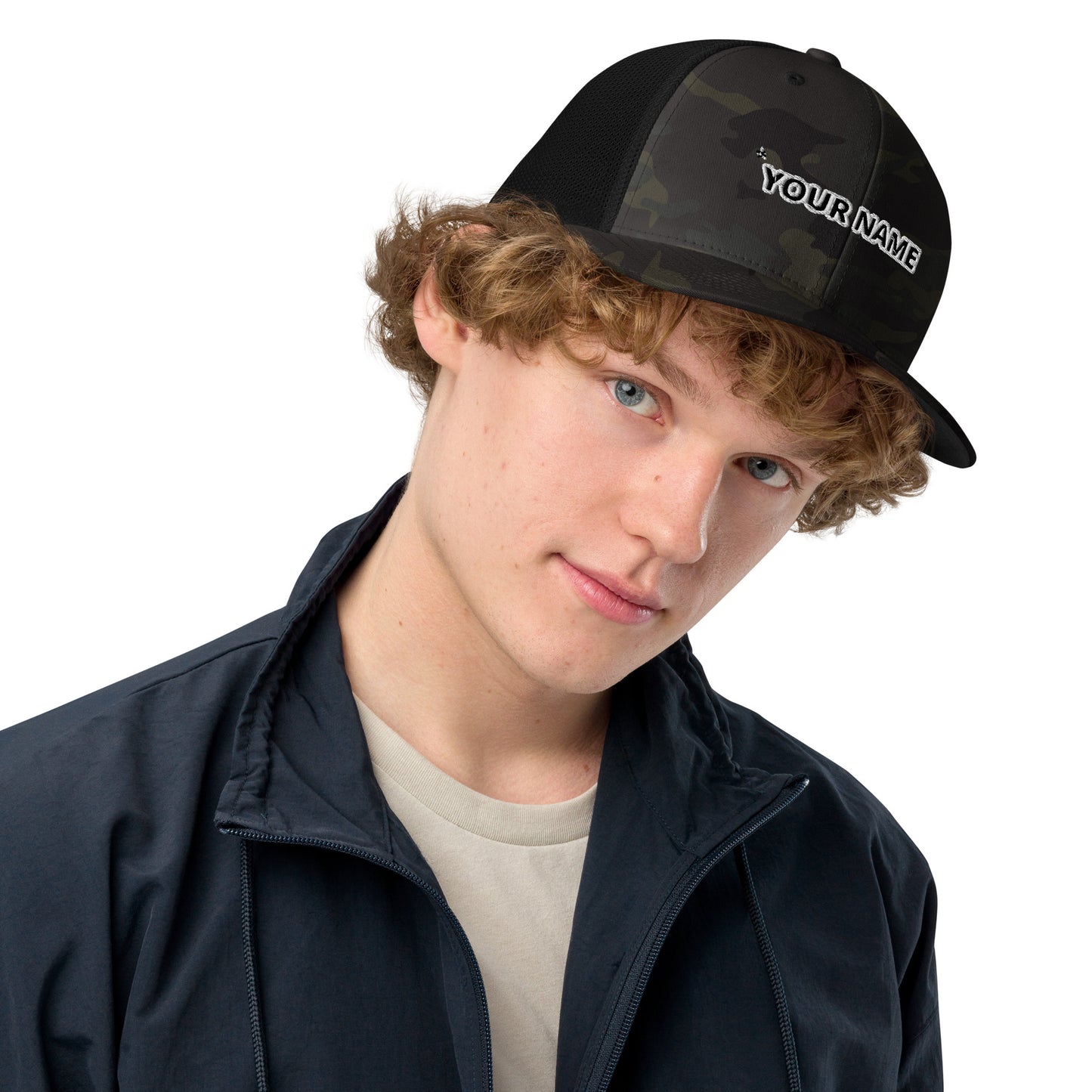 BEEPERSONAL Closed-back trucker cap