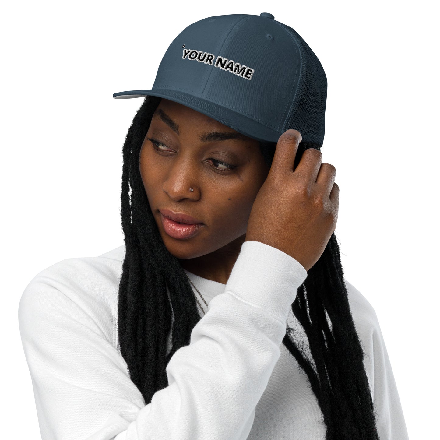 BEEPERSONAL Closed-back trucker cap