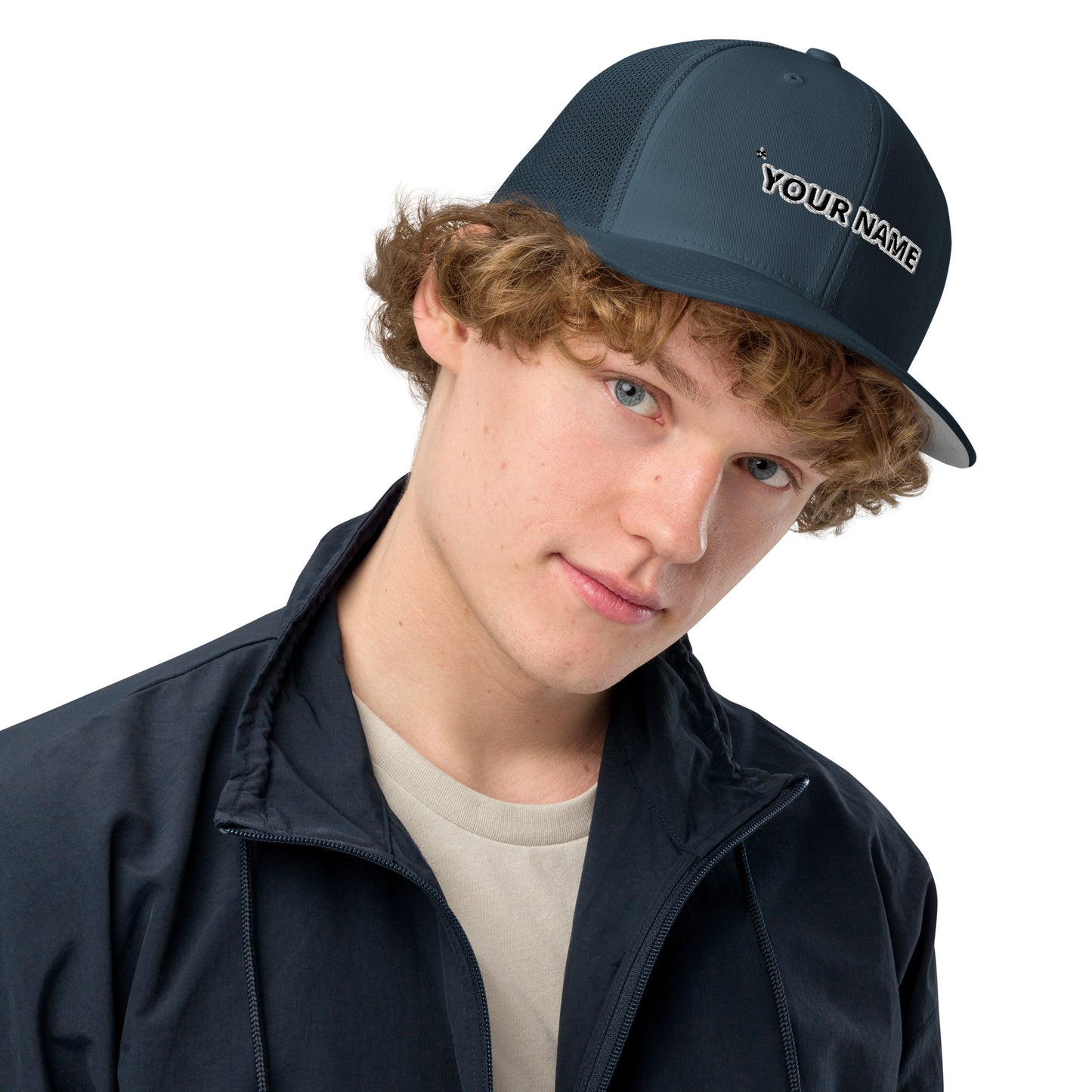 BEEPERSONAL Closed-back trucker cap