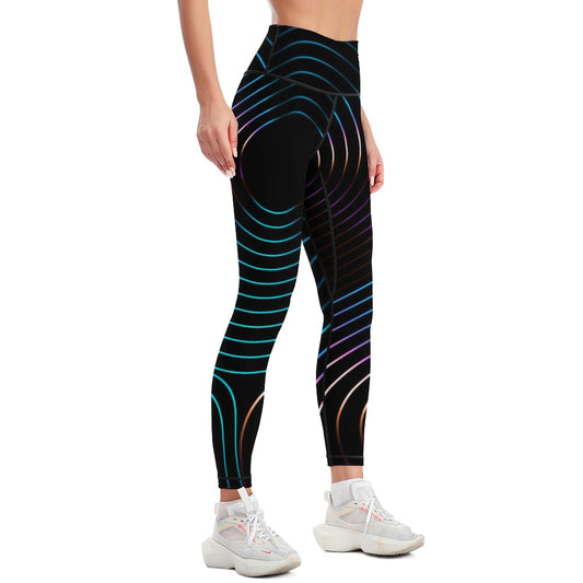 BEE HAVE Neon Women's Comfort Sports Yoga Pants