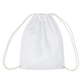 bee stronger Drawstring Bag - white