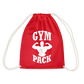 bee stronger Drawstring Bag - red