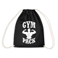 bee stronger Drawstring Bag - black