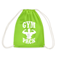 bee stronger Drawstring Bag - neon green