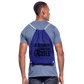 bee stronger Drawstring Bag - royal blue