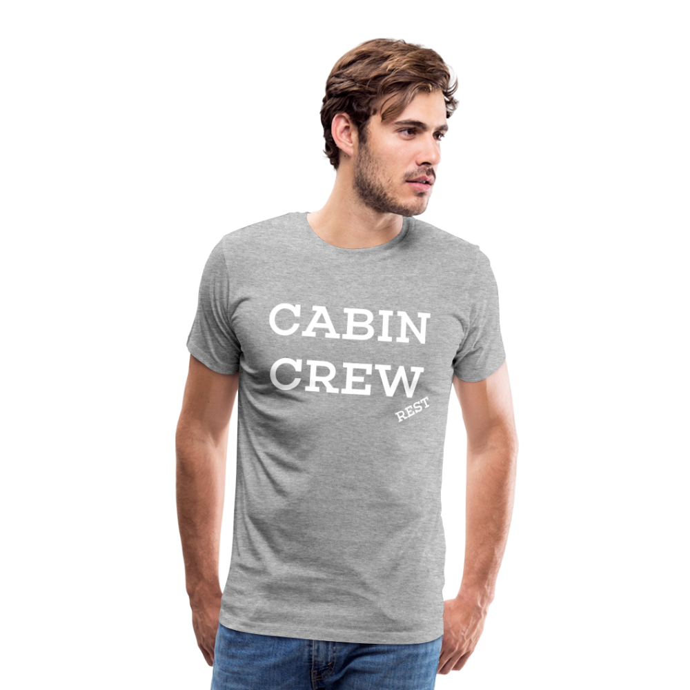 BEECREW Cabin Crew Rest T-Shirt - heather grey