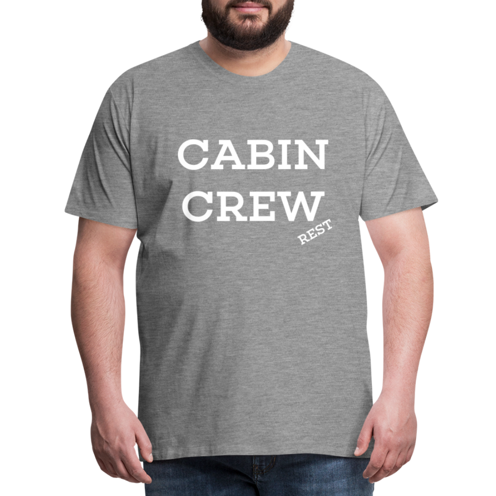 BEECREW Cabin Crew Rest T-Shirt - heather grey