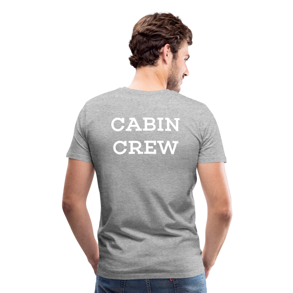 BEECREW Cabin Crew Rest T-Shirt - heather grey