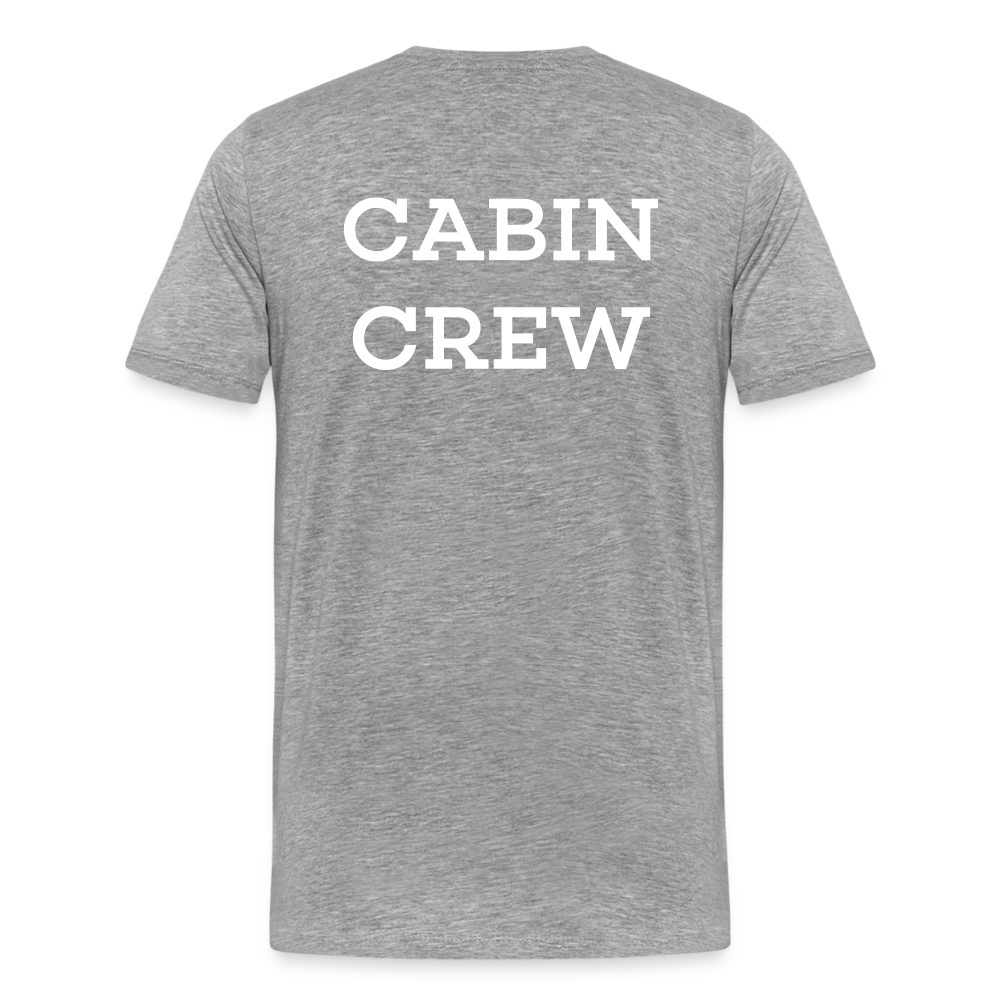 BEECREW Cabin Crew Rest T-Shirt - heather grey