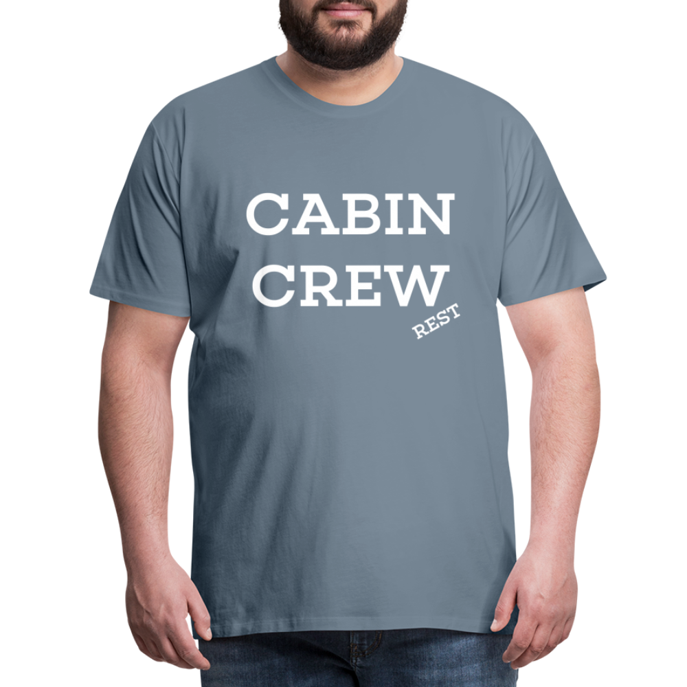 BEECREW Cabin Crew Rest T-Shirt - steel blue