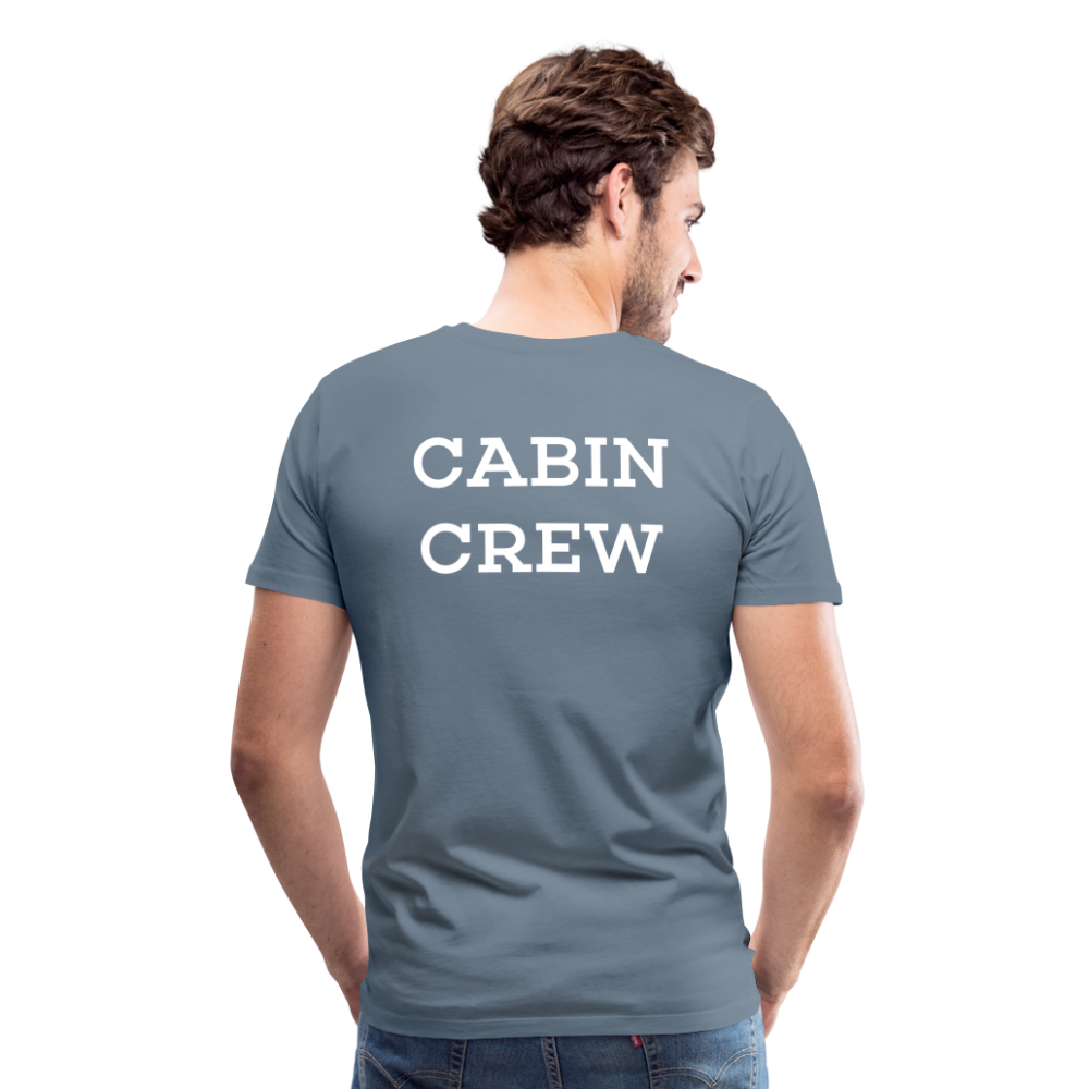 BEECREW Cabin Crew Rest T-Shirt - steel blue