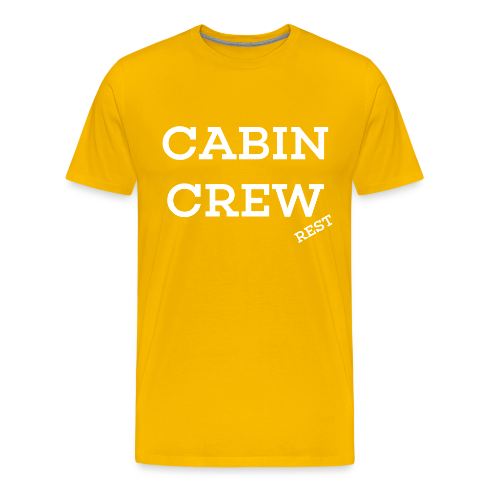 BEECREW Cabin Crew Rest T-Shirt - sun yellow