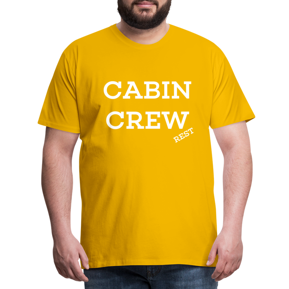 BEECREW Cabin Crew Rest T-Shirt - sun yellow