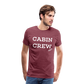BEECREW Cabin Crew Rest T-Shirt - heather burgundy