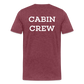 BEECREW Cabin Crew Rest T-Shirt - heather burgundy