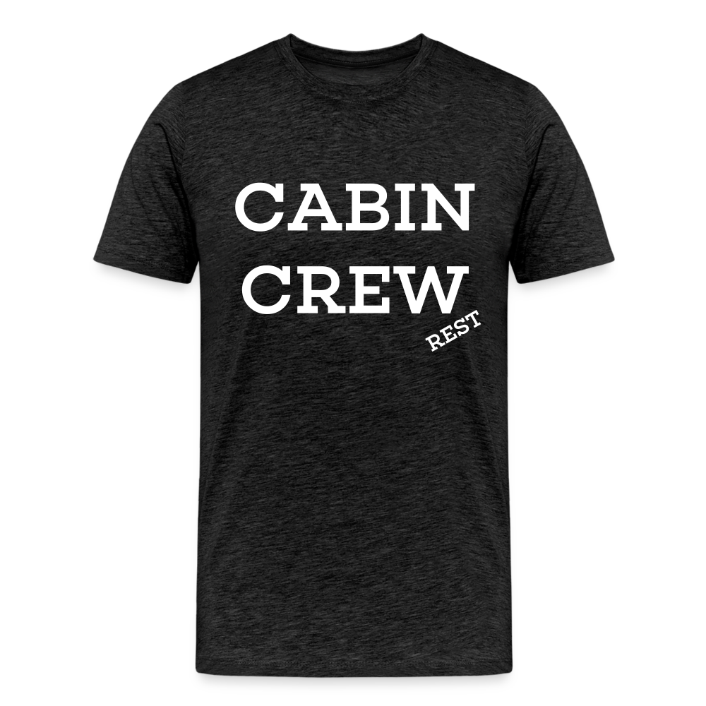 BEECREW Cabin Crew Rest T-Shirt - charcoal grey