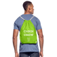 Cabin Crew Drawstring Bag - neon green