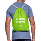 Cabin Crew Drawstring Bag - neon green