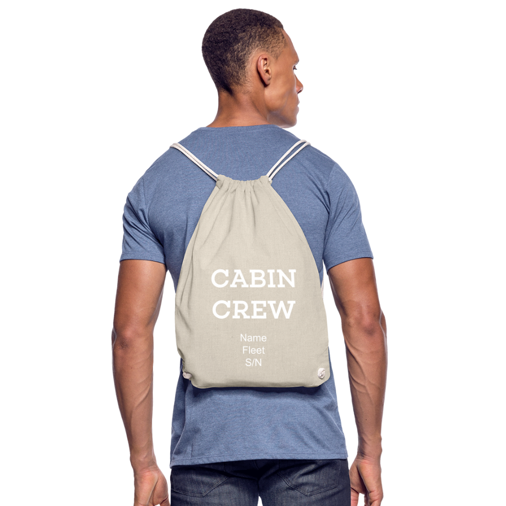 Cabin Crew Drawstring Bag - nature