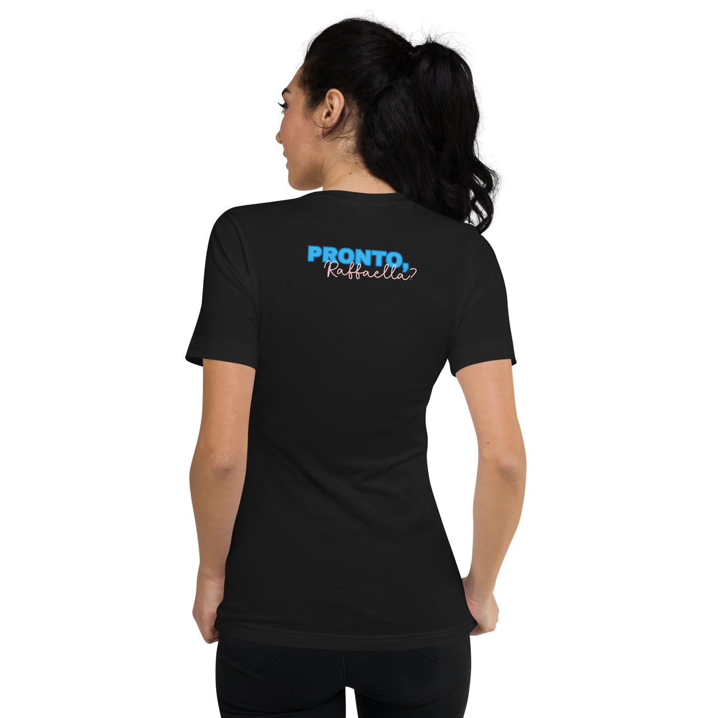 Pronto Raffaella Unisex Short Sleeve V-Neck T-Shirt