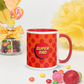 Super Dad Mug with Color Inside